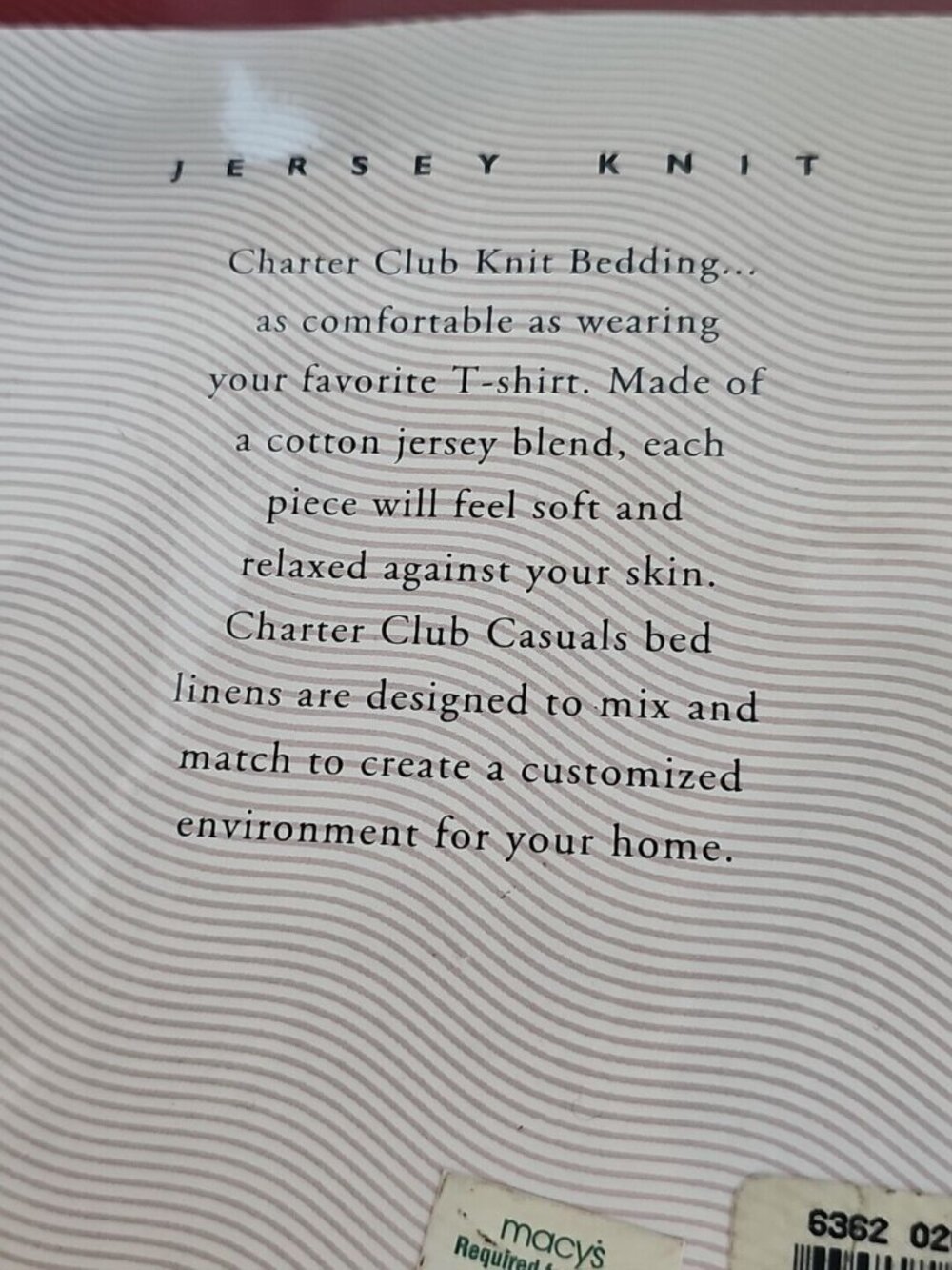 New Charter Club Plum Euro Sham Jersey Knit 30" square Macys vintage set of 2 - Picture 6 of 11